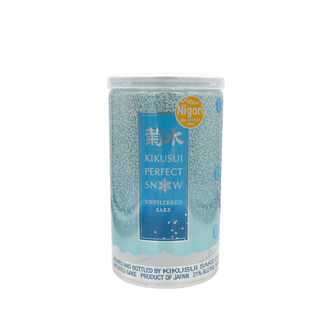 Kikusui Perfect Snow Genshu Nigori One Cup Sake 6-Pack (CAN 180ml)