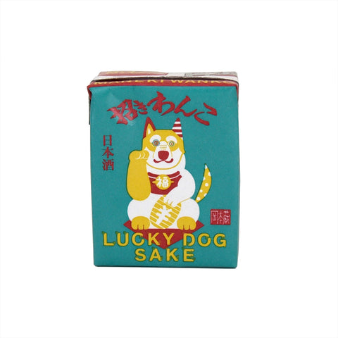 Maneki Wanko 'Lucky Dog' Junmai Genshu Sake 6-Pack (Tetrapack 180ml)