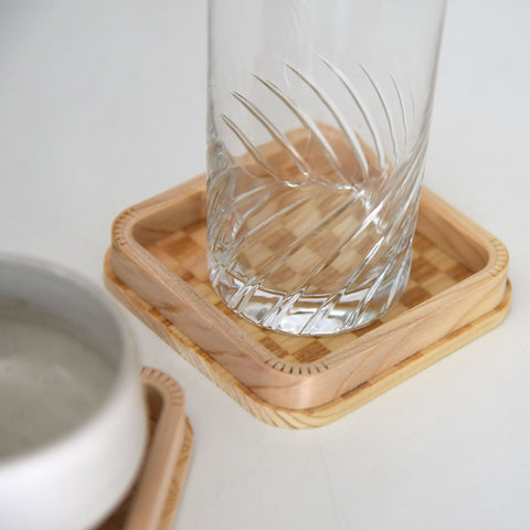Yoshitani Sugi Coaster (Set of 2)