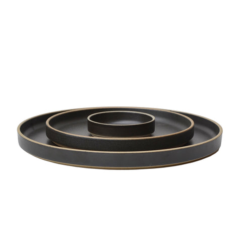 Hasami Black Plate 10"