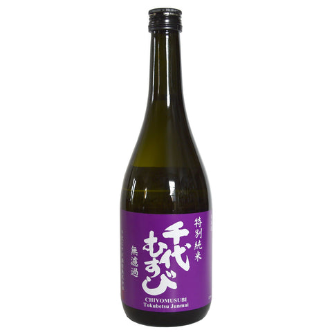 Chiyomusubi Muroka Tokubetsu Junmai (BTL 720ml)